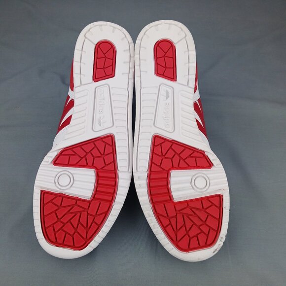 Adidas Originals Rivalry Men's Low Sneakers GZ9793 White Red Sizes 9-12 - Picture 8 of 10